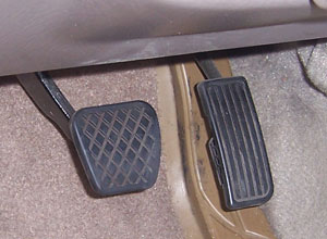 Car brake pedal