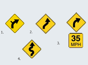 Curves signs