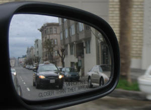 Rear mirror view