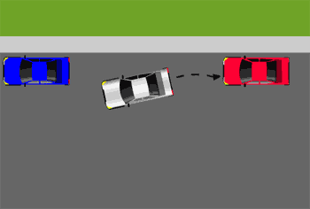 Parallel parking car diagram 3