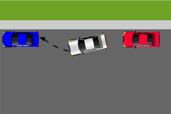 Parallel parking car diagram 4
