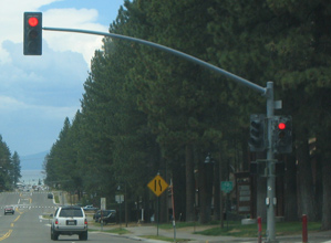 passing red traffic light