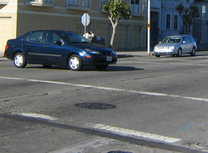 Vehicles Stop Sign